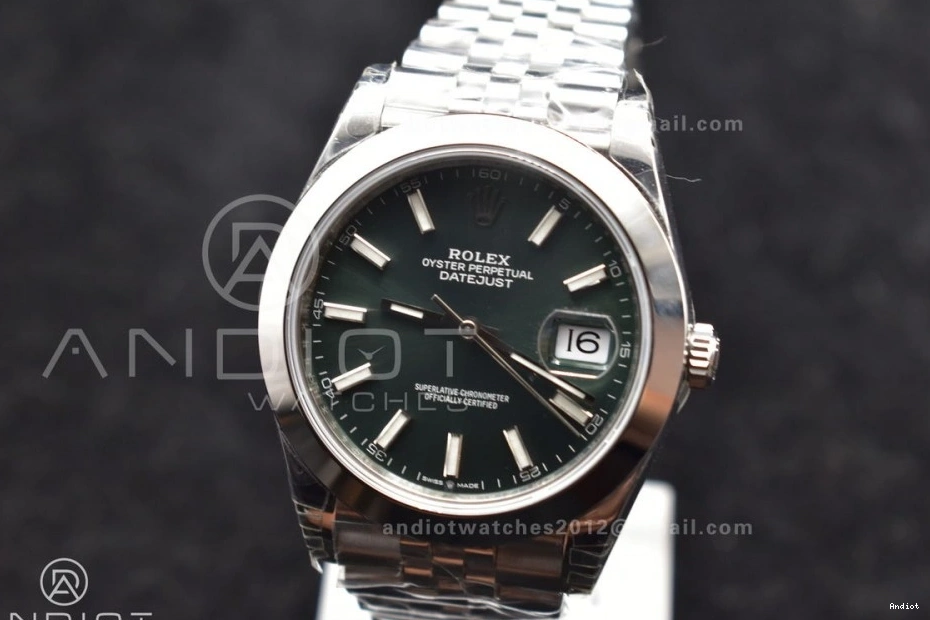 Dial Bracelet VSF 41 Jubilee 126300 DateJust Edition VS3235 SS On 904L Best 1:1 Green 1112